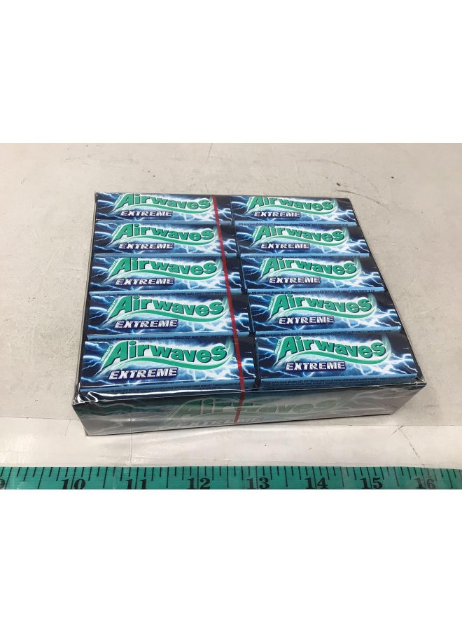 Wrigleys Airwaves Extreme Menthol and Eucalytus - Case of 30