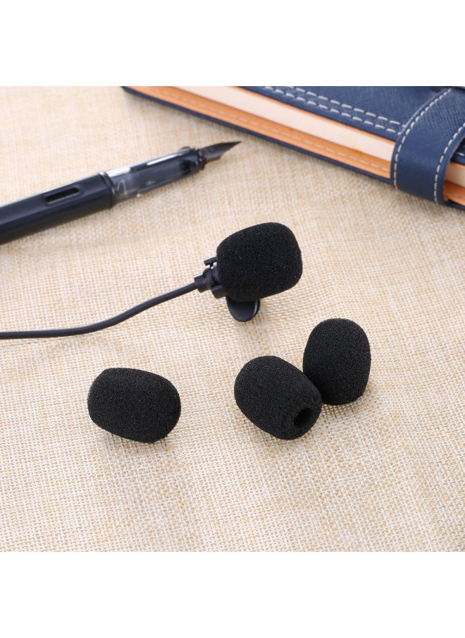 Morfone 10 Pack Lavalier Microphone Windscreen Foam Cover Headset Lapel Mic Mini Windscreen Cover