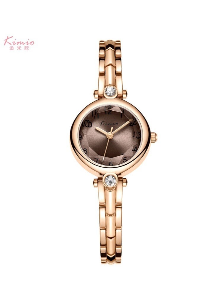 Ladies Fashion Simple Waterproof Bracelet Quartz Watch