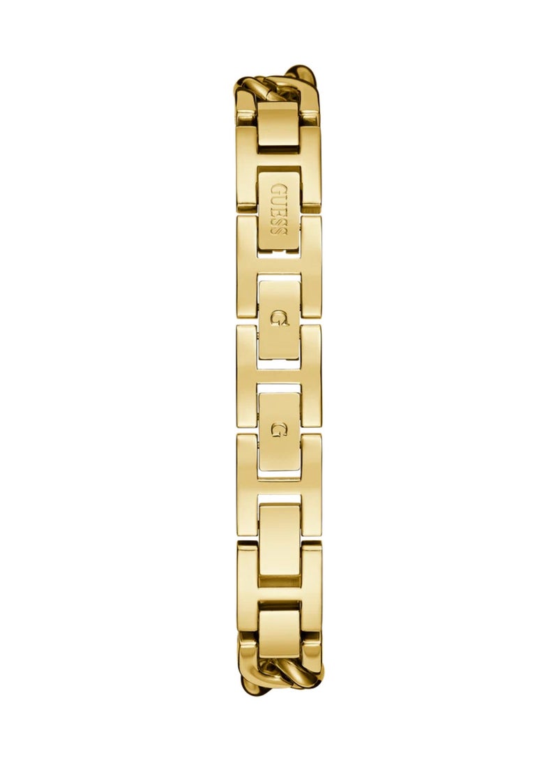 Ladies Gold Tone Analog Quartz Stainless Steel Watch GW0758L2 - 25mm