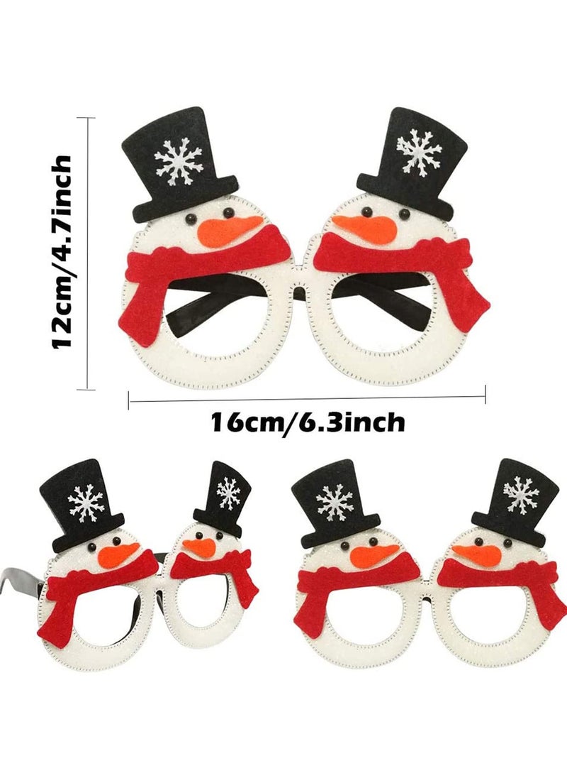 Holiday Decoration Clothing Glasses Set Hat Headband Suitable for Holiday Party Clothing Accessories（A）