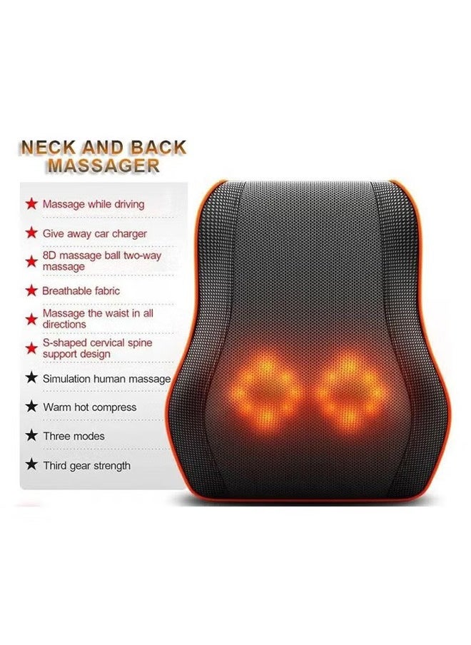 Multifunctional Body Massage Pillow, Cervical Spine And Low Back Massager