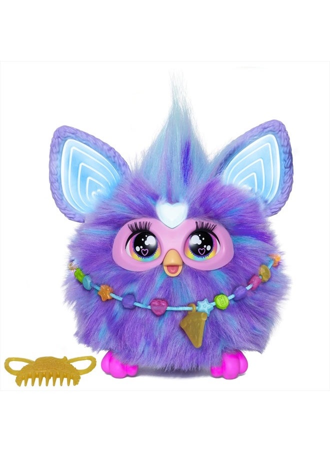 Purple, 15 Fashion Accessories, Interactive Plush Toys for 6 Year Old Girls & Boys & Up, Voice Activated Animatronic