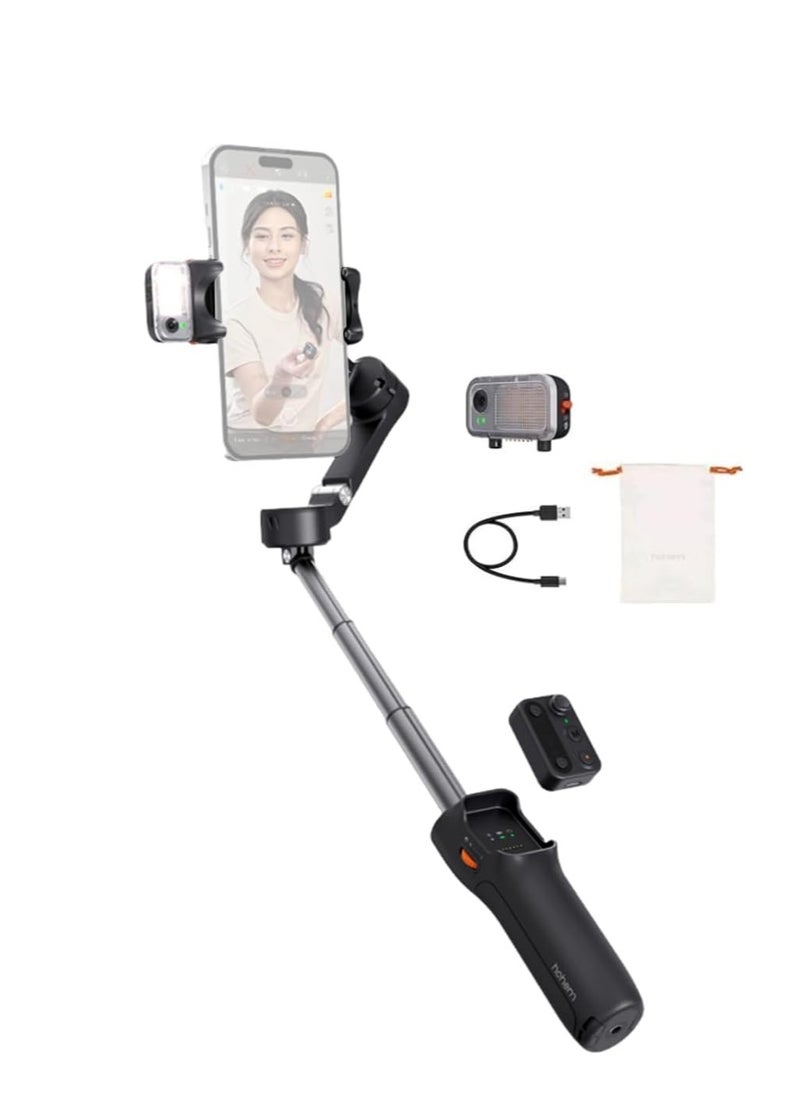 hohem Gimbal Stabilizer for Smartphone iSteady V3,Portable Phone Stabilizers with Al Tracker