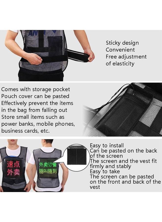 ys-kl20 Outdoor Mobile Advertising Screen Waterproof Flexible Wearable LED Display Vest