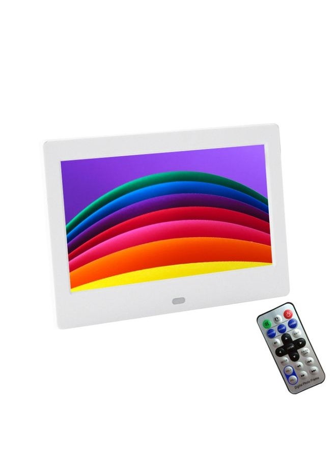 DPF-706 7 inch Digital Photo Frame LED Wall Mounted Advertising Machine, Plug:AU Plug(White)