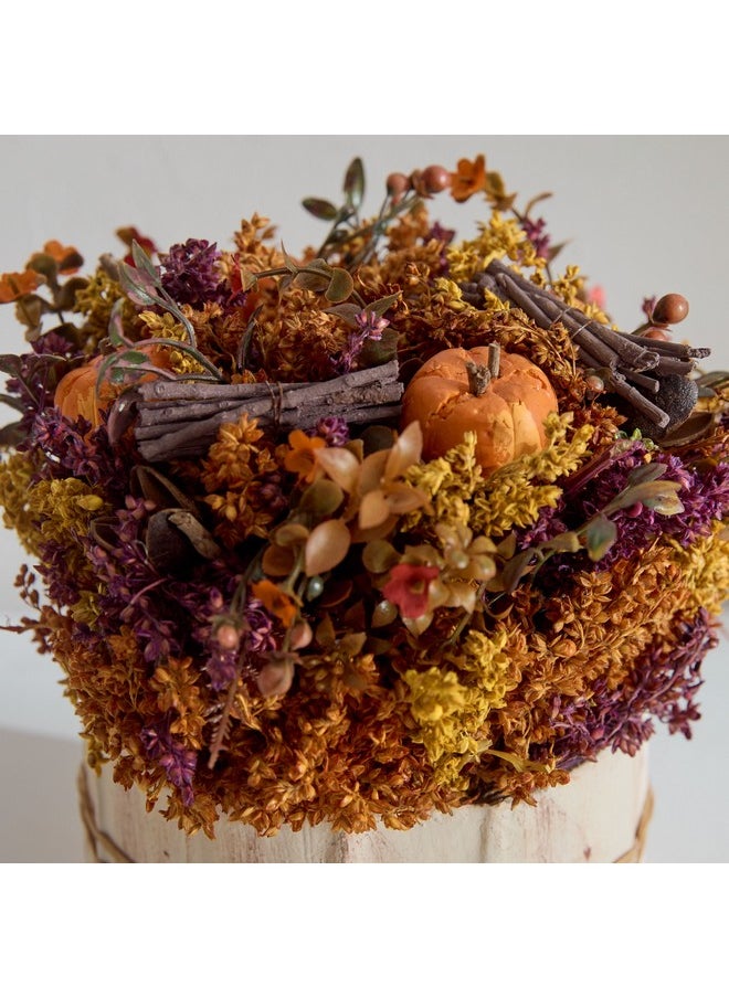 Caven Harvest Arrangement in Round Planter 18 x 18 x 20 cm