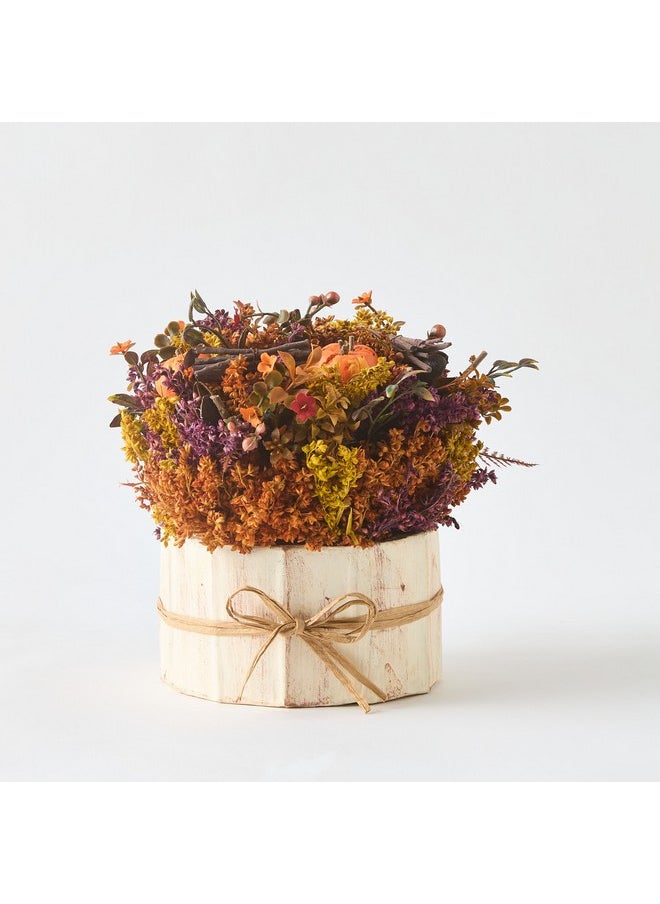 Caven Harvest Arrangement in Round Planter 18 x 18 x 20 cm