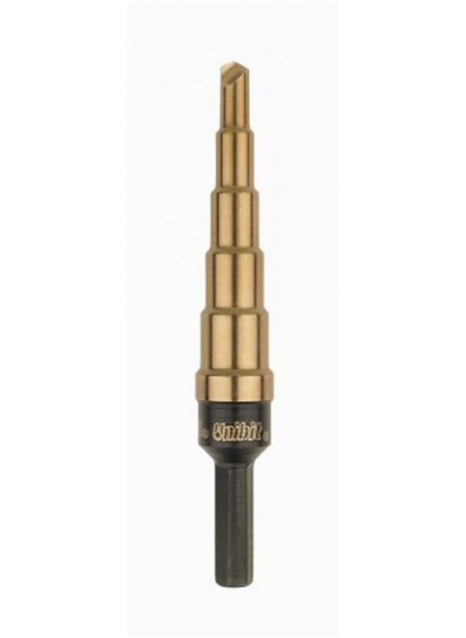 IRWIN Unibit2T Shank Step Drill Bit, Titanium Nitrate Coated 3/16