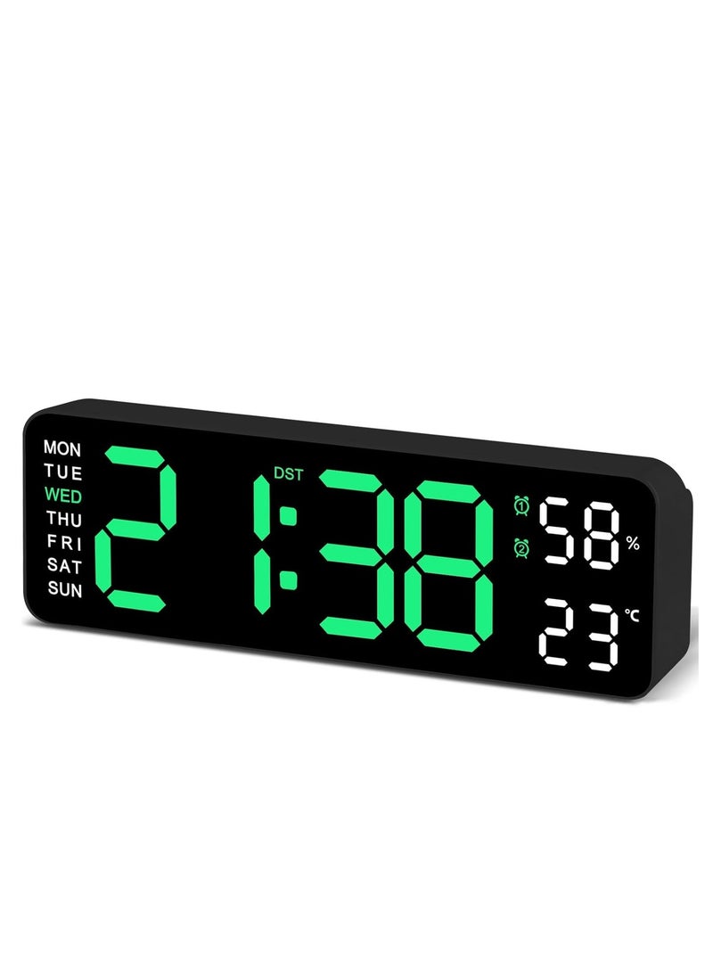 Digital Wall Clock Large Display, 9.5