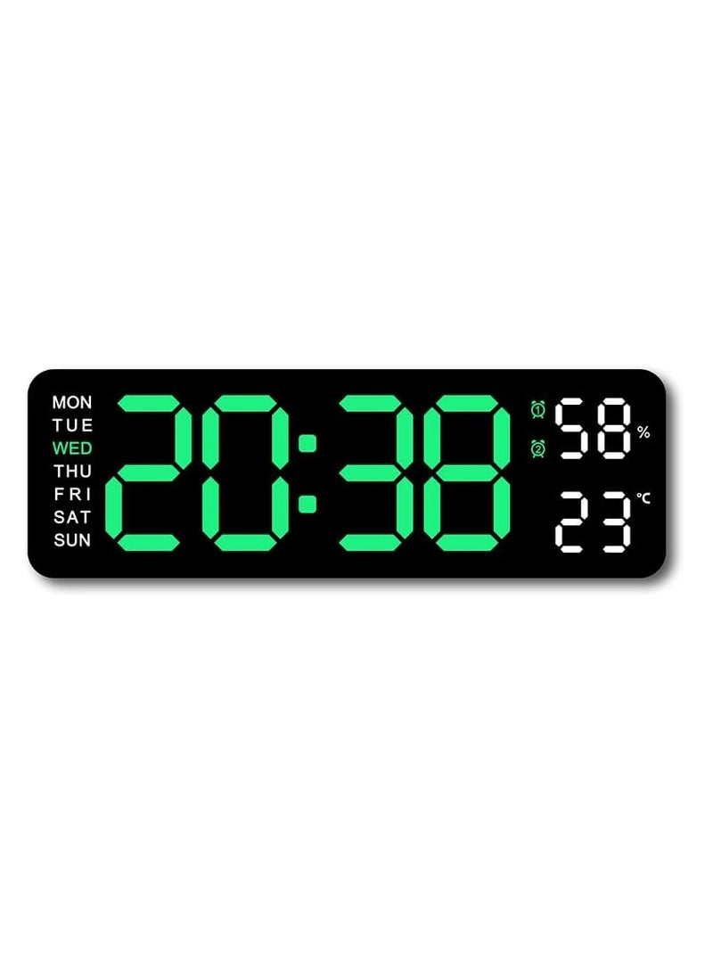 Digital Wall Clock Large Display, 9.5