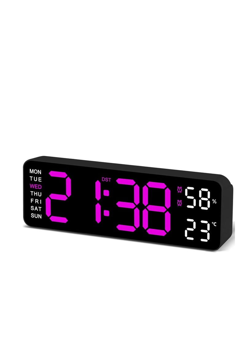 Digital Wall Clock Large Display, 9.5