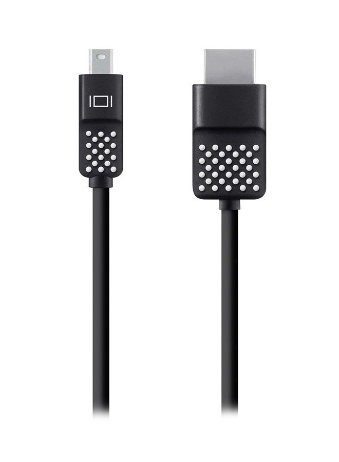 Mini DisplayPort To HDTV Cable Black