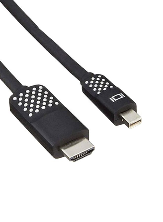 Mini DisplayPort To HDTV Cable Black