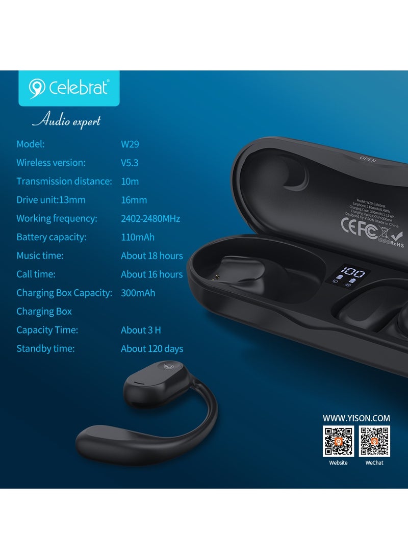 Celebrat W29 Sports Open TWS Wireless Earphones