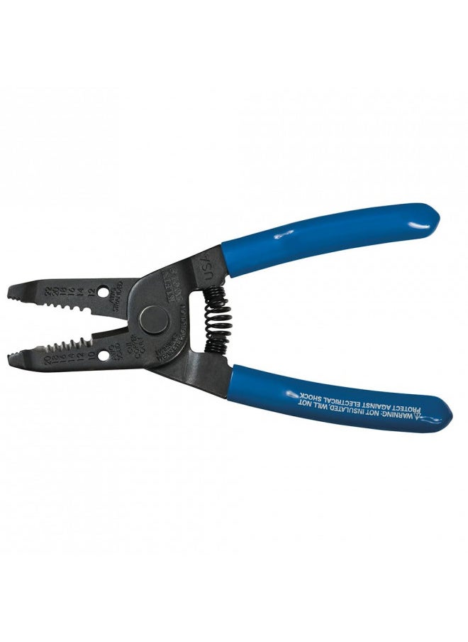 Klein Tools 1011 Multi-Purpose Wire Stripper and Cutter for 10-20 AWG Solid Wire and 12-22 AWG Stranded Wire Blue