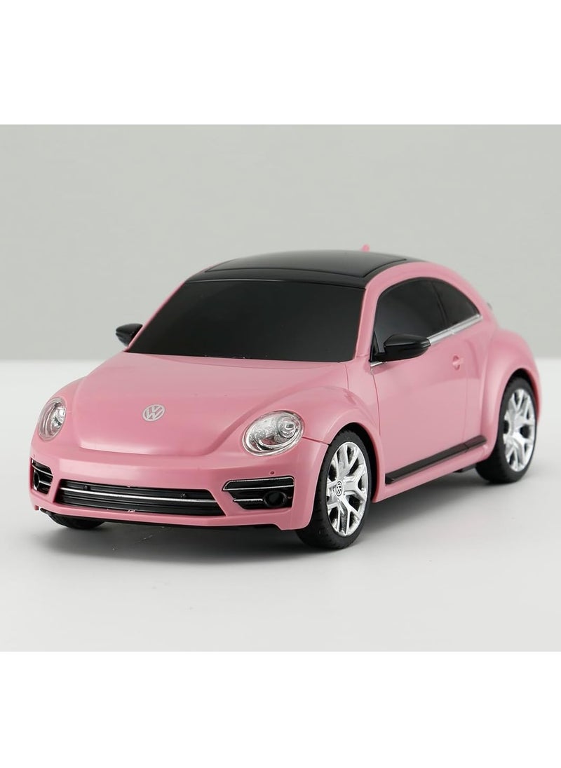 RASTAR Beetle Remote Control Car, 1:24 Scale Beetle RC Toy Car for Kids, Pink Beetle