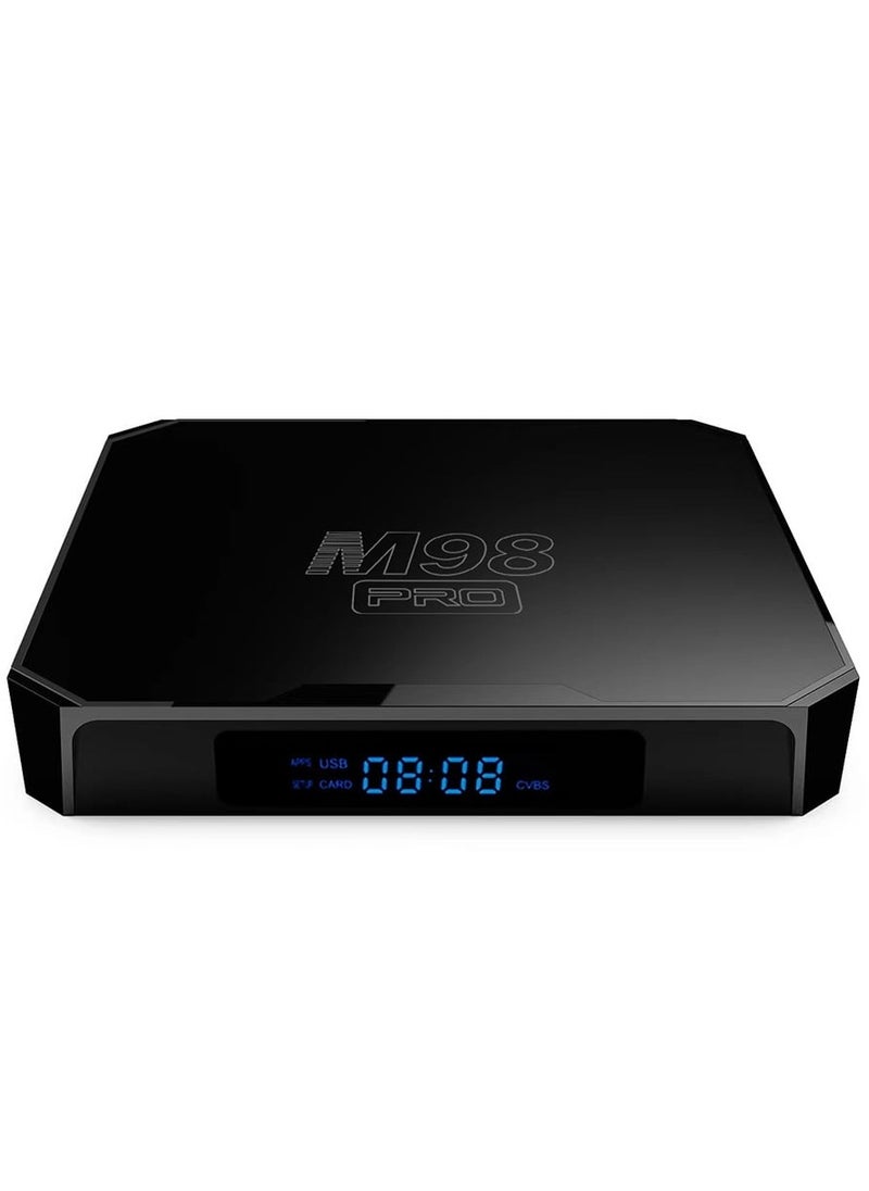 M98 PRO Android TV Box – Android 10, 4K HDR Smart Streaming Media Player with 16GB Storage