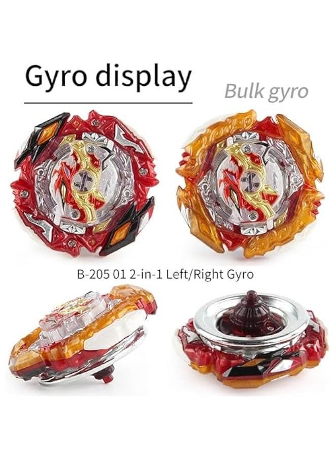Battling Spinning Top Toys - Bey Burst Toy Starter BU B-205 01 Spriggan Ultimate Valkryrie Booster Battle Metal Fusion Fight Without Launcher & Grip Gyro Set (B-205)