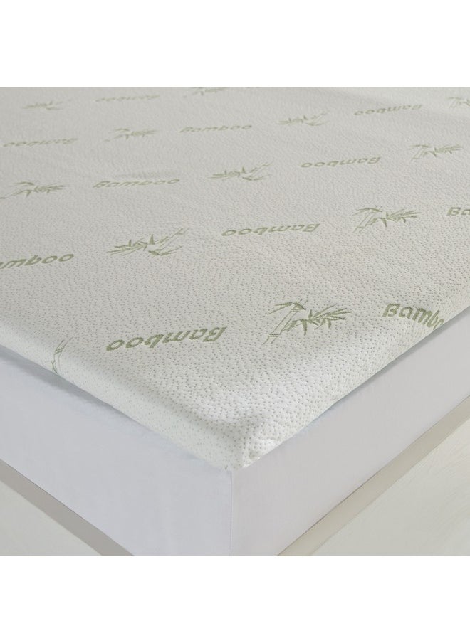 Relax Bamboo Memory Foam Queen Mattress Topper 150 x 200 x 4 cm