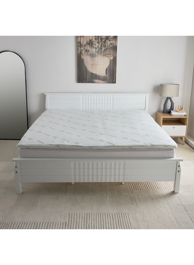 Relax Memory Foam King Mattress Topper 200 x 4 x 180 cm