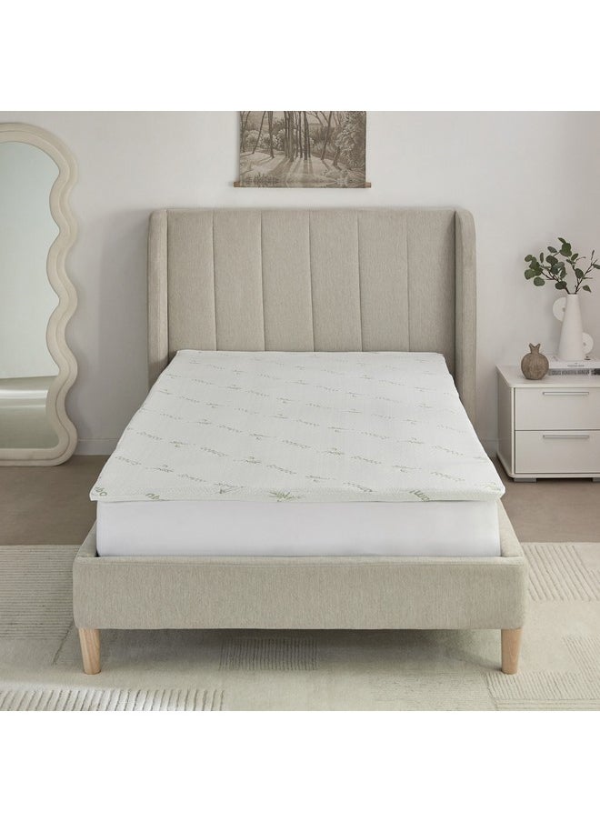 Relax Memory Foam Twin Mattress Topper 120 x 200 x 4 cm