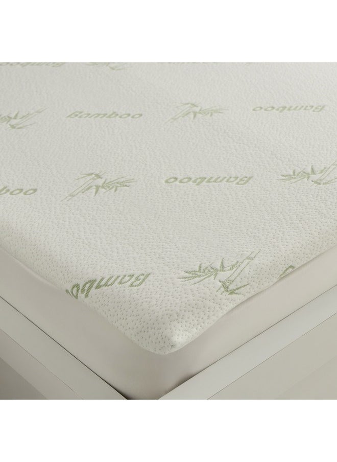 Relax Bamboo Memory Foam Single Mattress Topper 90 x 200 x 4 cm