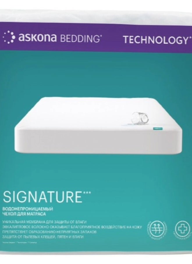 Askona Mattress Protector Waterproof Signature Natural Eucalyptus