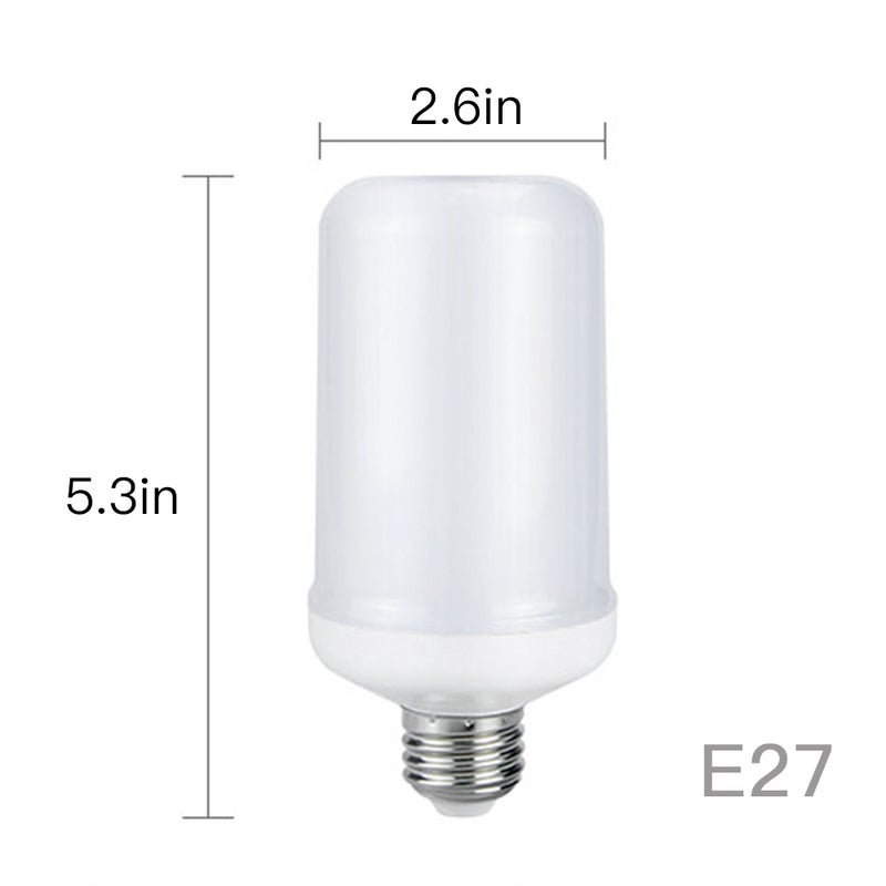 LED Fire Effect Light Bulb E27 Base multicolour 14.00*6.50*6.50cm