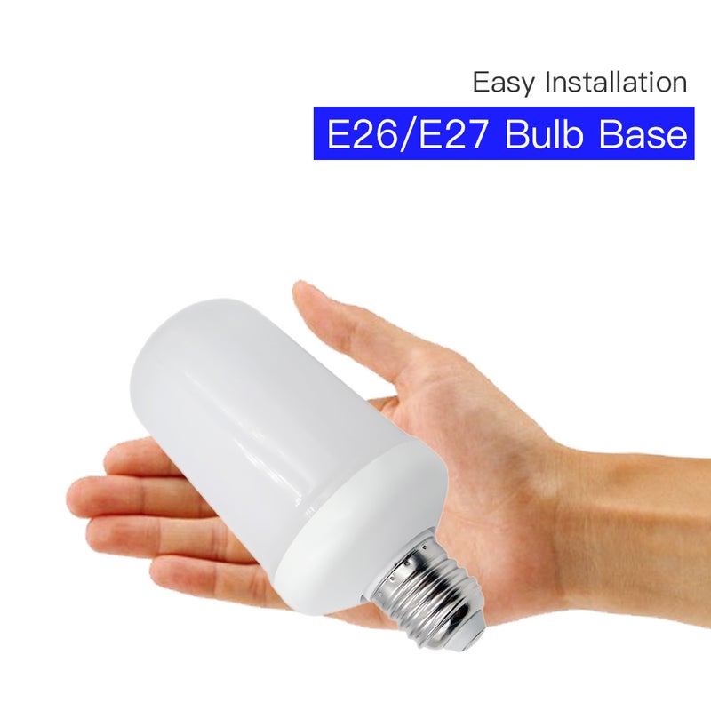 LED Fire Effect Light Bulb E27 Base multicolour 14.00*6.50*6.50cm