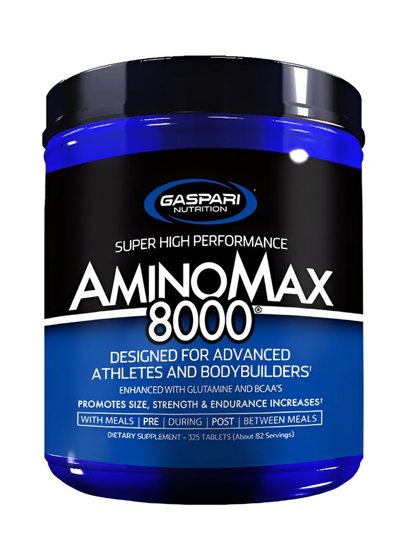 Gaspari Nutrition, Amino Max 8000, Amino Acids, 325 Tabs, 82 Servings