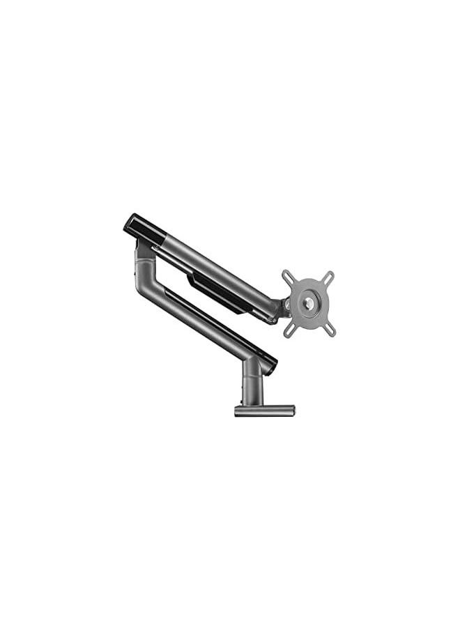 Premium Aluminum Single Adjustable Computer Monitor Arm Mount for 17 To 32 Inch, Grey, TM-49-C06-G