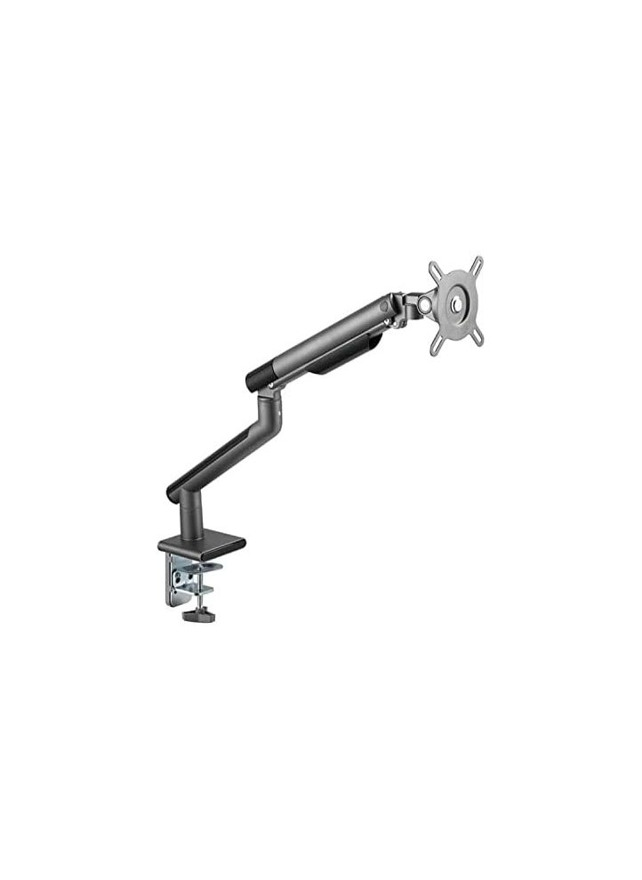 Premium Aluminum Single Adjustable Computer Monitor Arm Mount for 17 To 32 Inch, Grey, TM-49-C06-G