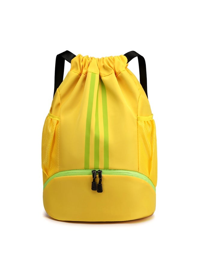 Dry and Wet Separation Swim Drawstring Bag - Professional Sports Bag