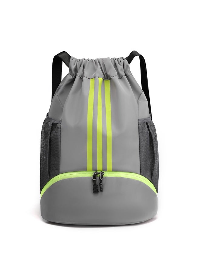 Dry and Wet Separation Swimming Drawstring Bag - Professional Sports Backpack