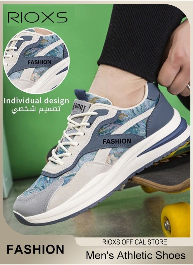 Men's Trainers Shoes Athletic Shoes Fashion Sports Shoes Breathable Sneakers Comfort Fitness Shoes For Running Jogging Walking Daily Wear