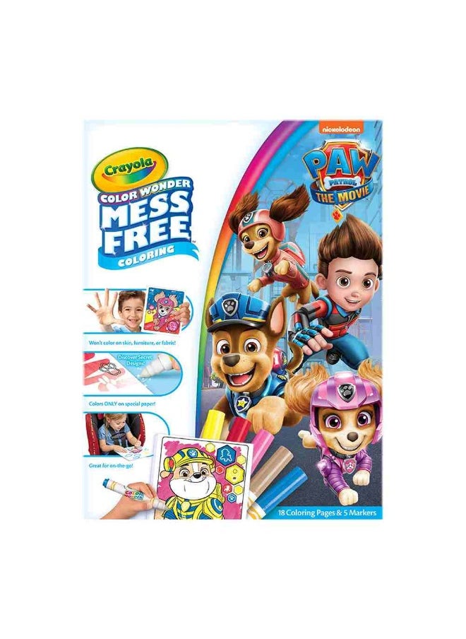 Crayola PAW Patrol Color Wonder Mess Free Metallic Coloring Pages & Markers