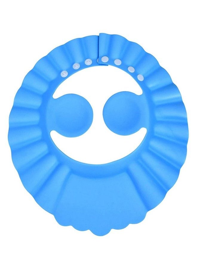 Soft Eva Foam Adjustable Baby Shower Bathing Protection Cap (Blue)Hs_38_Kubmart21342 Standard