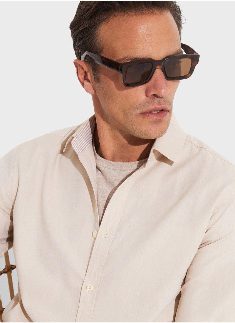 Essential Oxfort Regular Fit Shirt