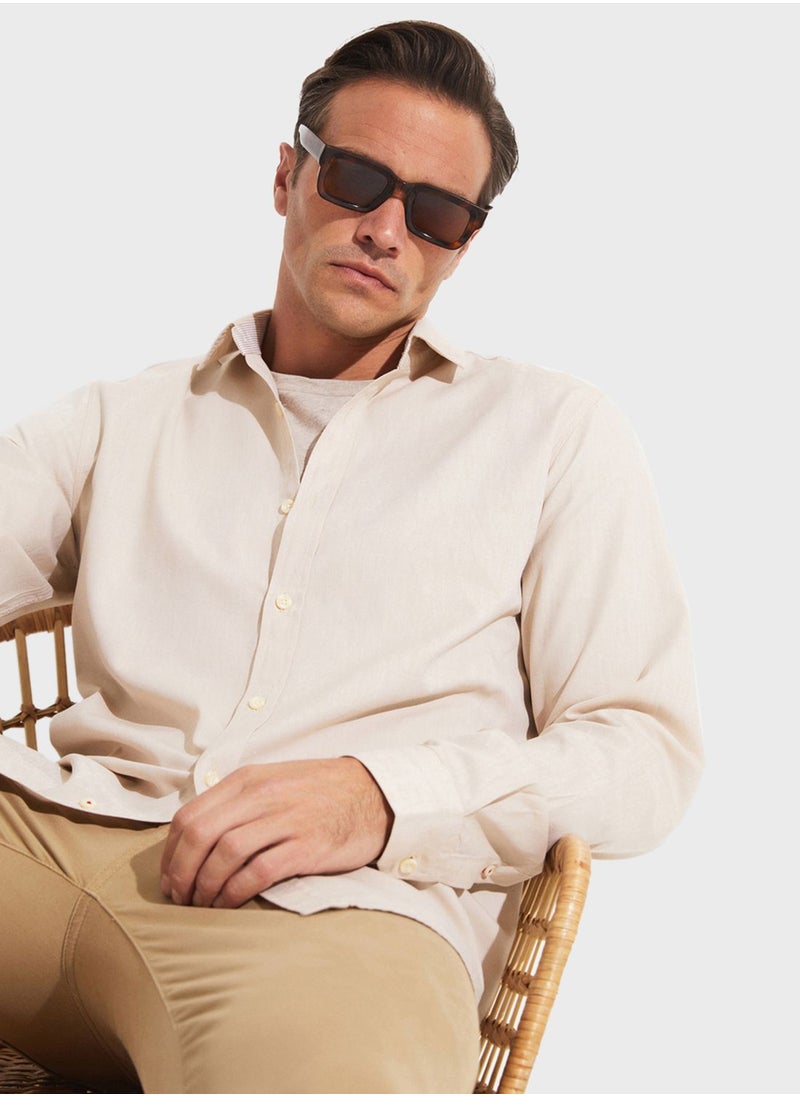 Essential Oxfort Regular Fit Shirt