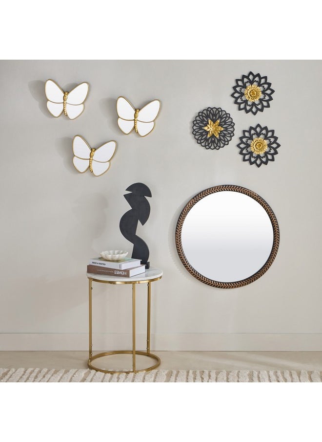 Brecklyn Wall Round Mirror 60 x 60 x 2 cm