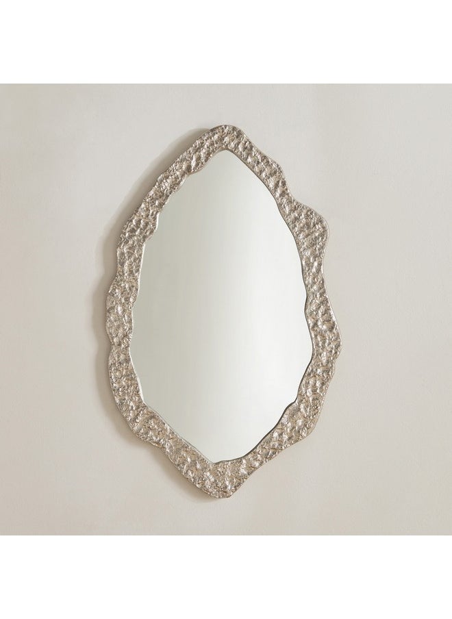 Rayon Aluminium Premium Organic Shape Mirror 43 x 2 x 70 cm