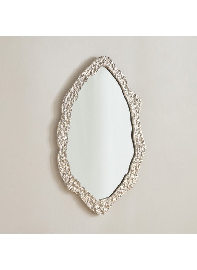 Rayon Aluminium Premium Organic Shape Mirror 43 x 2 x 70 cm