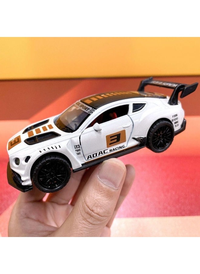 Small Alloy Car Model Racing Die Cast Model Car with Openable Doors and Pull Back Function DieCast Car for Kids