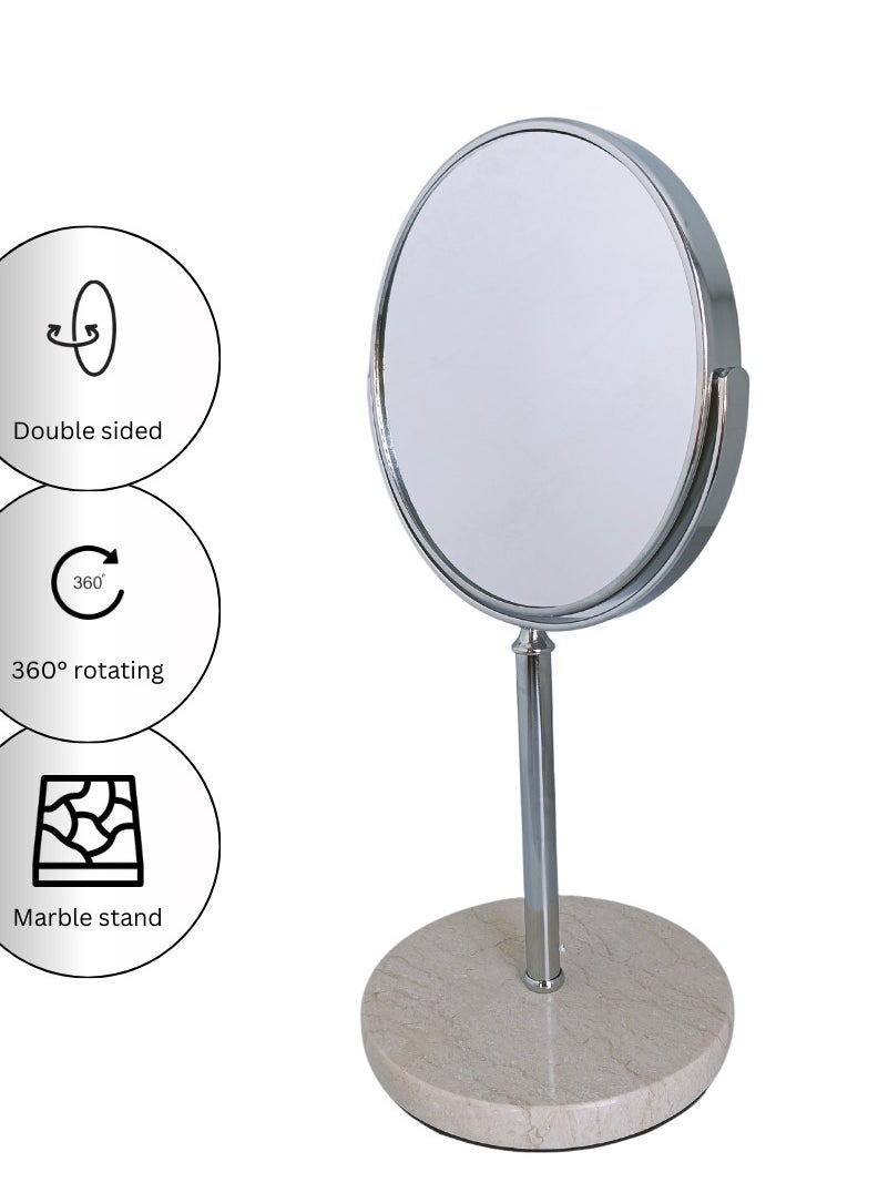 Pearl Coast PerfectView 360° Rotating Mirror: Dual-Sided 1X And 3X Magnification for Flawless Detail