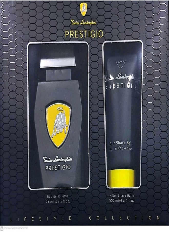 Prestigio Gift Set Edt 75Ml + After Shave Balm 100Ml