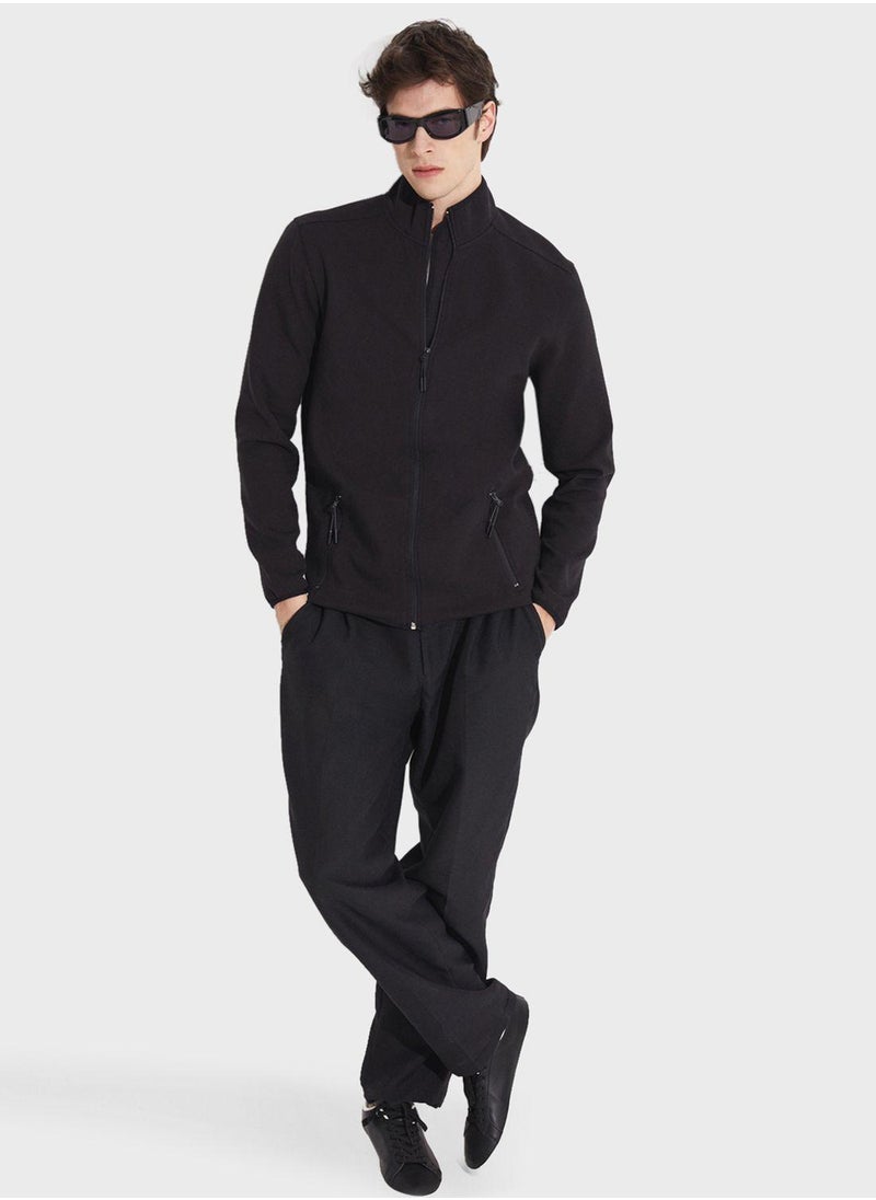 Essentail Full Zipper Sweatshirt