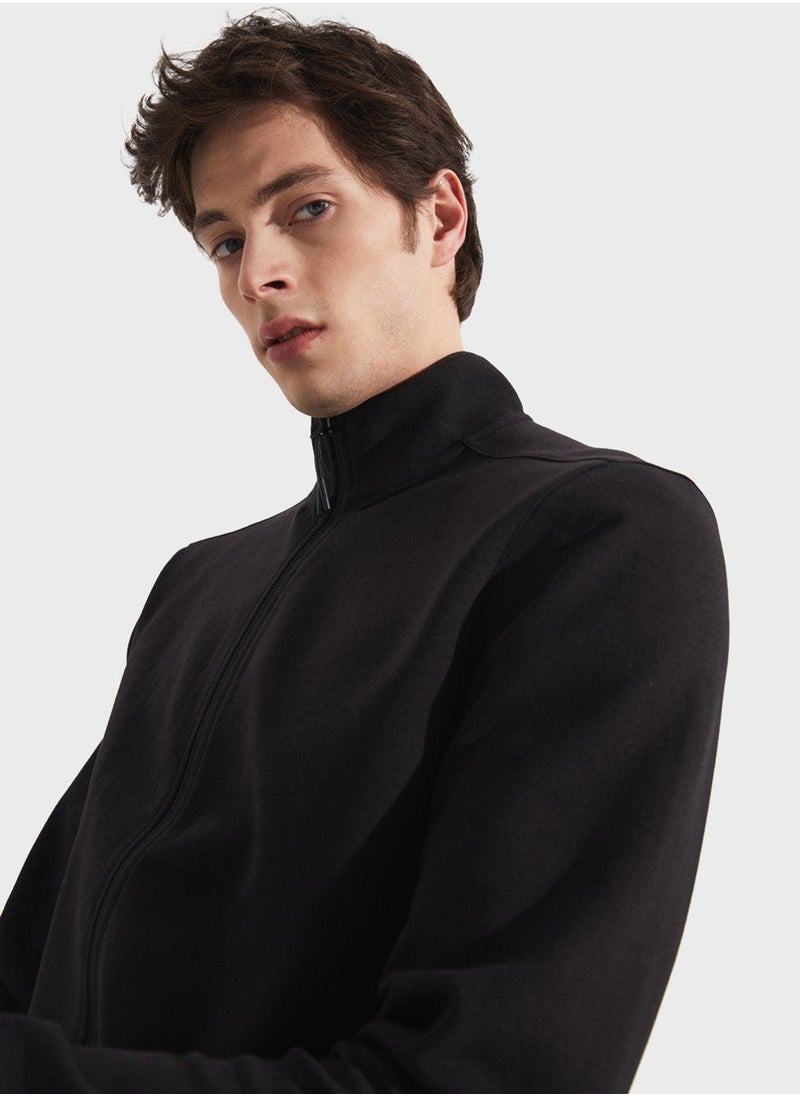 Essentail Full Zipper Sweatshirt