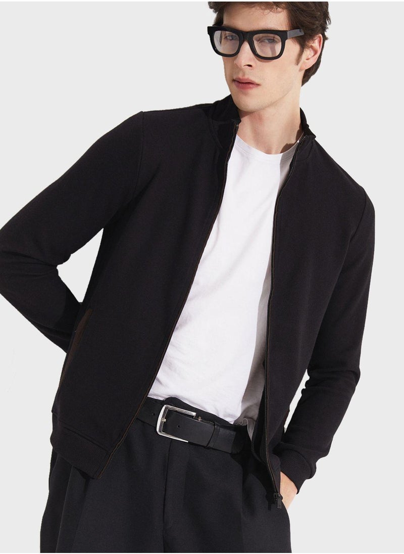 Essentail Half Zipper Sweatshirt