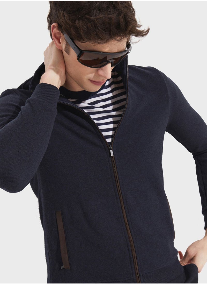 Essentail Half Zipper Sweatshirt